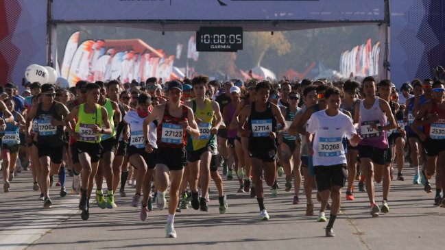   Más de 30 mil corredores se alistan para el Maratón de Santiago 2024 