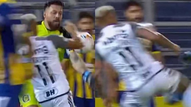  [VIDEO] Vargas recibió curiosa amarilla en Copa Libertadores  