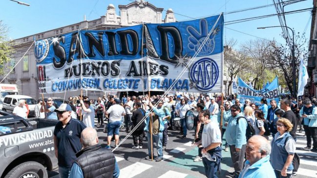   Argentina: Trabajadores de la salud anuncian 
