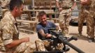 David Beckham visita un campamento militar británico en Afganistán