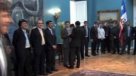 Piñera homenajeó a mineros en La Moneda