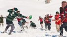 En Nueva Zelanda el rugby se juega en la nieve