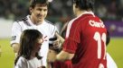 Lionel Messi se enfrentó a Marcelo Salas en exhibición