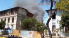 Bomberos controló incendio en el Liceo de Aplicación