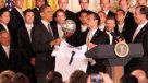 Obama recibió en la Casa Blanca a Beckham y Los Angeles Galaxy