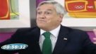 El Presidente Piñera volvió a lanzar un chiste en TV