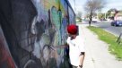 Jóvenes crearon graffiti dedicado al cabo segundo Cristian Martínez