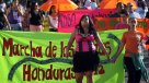 Hondureñas protestaron contra la violencia machista en la \