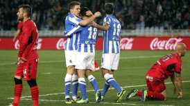 Real Sociedad derrotó a Mallorca por la liga española.