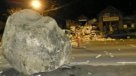 Roca de cuatro toneladas destruyó tres casas en Los Andes