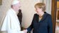 Francisco recibió a Angela Merkel en El Vaticano