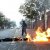 Encapuchados encendieron barricadas en Santiago