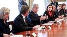 Piñera se reúne con ministros en La Moneda
