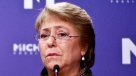 Bachelet: Algunos "han sido amenazados por encontrarse conmigo"