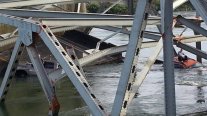 El derrumbe de un puente vehicular en EE.UU.