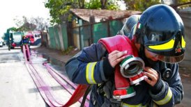 Cinco bomberos resultaron lesionados en los trabajos de extinción del fuego.