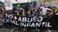 Santiago marchó contra el abuso infantil