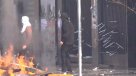 Gobierno reveló video que muestra a encapuchados en Casa Central