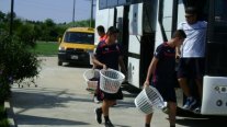 La práctica de este martes de la sub 20 en Turquía