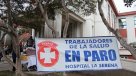 Trabajadores de tres hospitales paralizaron actividades en Región de Coquimbo