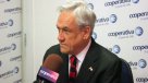 La entrevista al Presidente Sebastián Piñera en Cooperativa