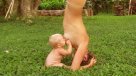 Sigue polémica por foto de madre desnuda que amamanta a bebé