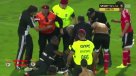 Técnico de Benfica peleó con policías y guardias para defender a un hincha