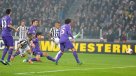 Juventus y Fiorentina no se sacaron ventaja en duelo de chilenos por la Europa League