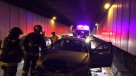 Incendio de vehículo en túnel Lo Prado provocó gran congestión en Ruta 68