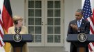 Obama y Merkel anunciaron \