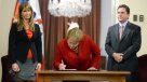 Presidenta Bachelet firmó proyecto de Ley Emilia