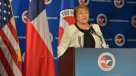 Michelle Bachelet se reunió con empresarios estadounidenses en Washington