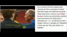 Captan a Luiz Felipe Scolari justificando la goleada de Alemania sobre Brasil