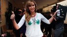 Diputada PPD lució una polera a favor de la marihuana en el Congreso