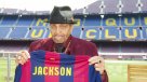 Padre de Michael Jackson visitó el Estadio Camp Nou en Barcelona