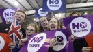 Unión Europea celebra rechazo a la independencia de Escocia