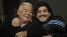 Diego Maradona viajó a Argentina para acompañar a su padre que fue hospitalizado