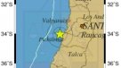 Sismo de magnitud 4,6 Richter sacudió a las regiones de Valparaíso y O\'Higgins