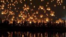 Festival de linternas voladoras iluminó Tailandia