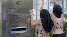 Activistas de Femen protestaron en contra de la ejecución de joven iraní