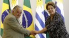 José Mujica viajó a Brasil para felicitar a Dilma Rousseff por su reelección