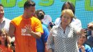 Bachelet bailó junto a Rodrigo Díaz en lanzamiento de \