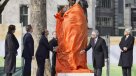 Instalaron estatua de Gandhi frente al Parlamento de Reino Unido