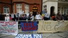 Vigilia marcó los mil días de Assange refugiado en la embajada de Ecuador