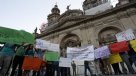 Manifestantes protestaron en Santiago por designación de nuevo obispo de Osorno