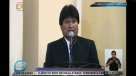 Evo Morales ofreció disculpas a Chile: \