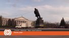 Estatua de Lenin fue derribada en Ucrania