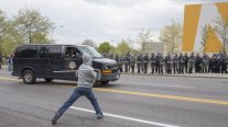 Disturbios en Baltimore tras funeral de Freddie Gray