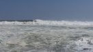 Las marejadas en el borde costero de Iquique