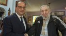 Presidente de Francia se reunió con Fidel Castro durante su visita a Cuba